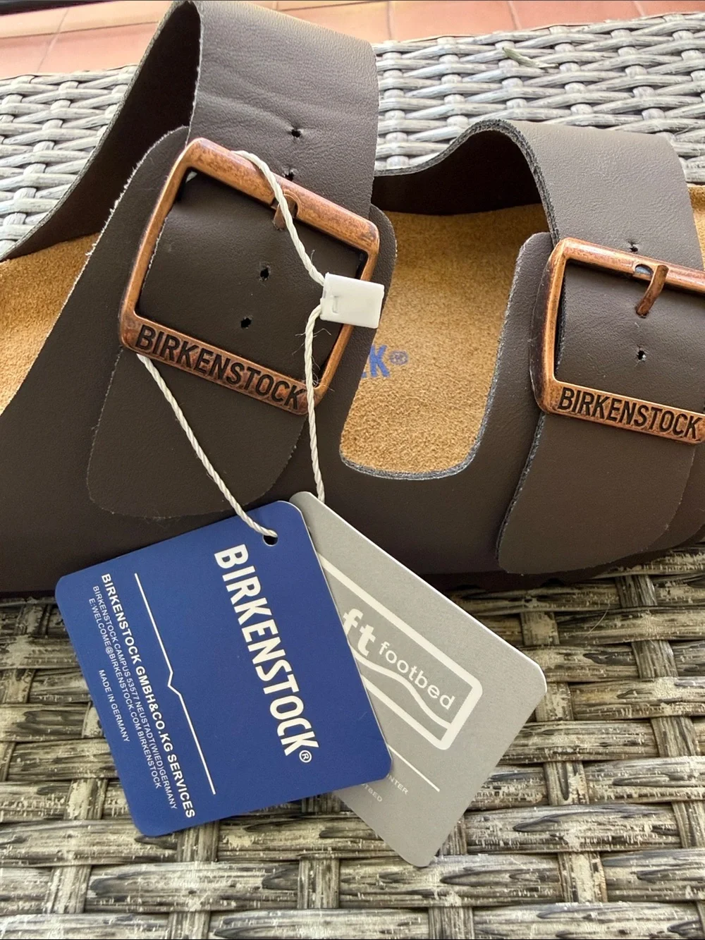 Birkenstock , Brown Regular Arizona Birko-Flor Sandals size 41